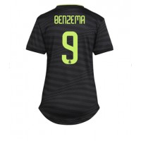 Dres Real Madrid Karim Benzema #9 Rezervni za Žensko 2022-23 Kratak Rukav